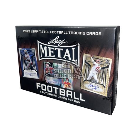 2024 leaf metal football jumbo hobby box|leaf metal football box.